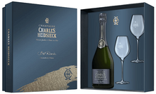 Load image into Gallery viewer, Champagne CHARLES HEIDSIECK Brut Reserve NV with 2 Flutes (750mL Box Set)