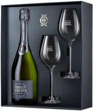 Load image into Gallery viewer, Champagne CHARLES HEIDSIECK Brut Reserve NV with 2 Flutes (750mL Box Set)