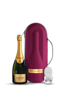Load image into Gallery viewer, KRUG ⎮ DEVIALET Cocoon ( 1x 750mL KRUG Grande Cuvée 170ème Édition with DEVIALET 'Gemini' KRUG Lover Edition Earbuds in a isothermal carrying case)