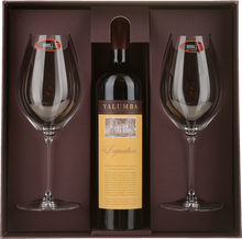 Load image into Gallery viewer, YALUMBA Barossa Valley 'The Signature' Cabernet Sauvignon / Shiraz 2014 Gift Set ( 1x 750mL with 2 x Riedel 'Veritas' New World Syrah Glasses)