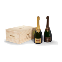 Load image into Gallery viewer, KRUG Les Creations de 2011 ( 1x Ed167 750mL and 1 x Vintage 2011 750mL)
