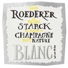 Load image into Gallery viewer, Champagne LOUIS ROEDERER 'Philippe Starck' Brut Nature Blanc 2015 (750mL, with gift box)