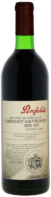 PENFOLDS South Australia 'Bin 707' Cabernet Sauvignon 1992 (750mL)