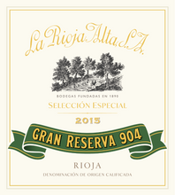 Load image into Gallery viewer, La RIOJA ALTA Rioja Grand Reserva &#39;904&#39; Selección Especial 2015 (750mL)
