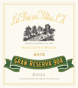 La RIOJA ALTA Rioja Grand Reserva '904' Selección Especial 2015 (750mL)