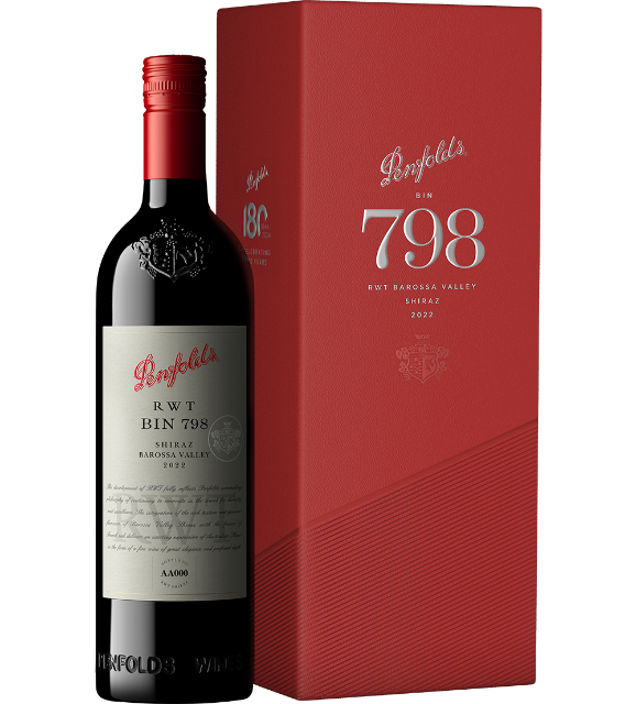 PENFOLDS Barossa Valley 'Bin 798' RWT Shiraz 2022 (750mL with gift box)