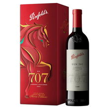 Load image into Gallery viewer, PENFOLDS South Australia 'Bin 707' Cabernet Sauvignon 2023 Year-of-Horse Limited Edition (750mL with gift box)
