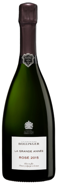 BOLLINGER La Grande Année Rosé 2015 (750mL without gift box)