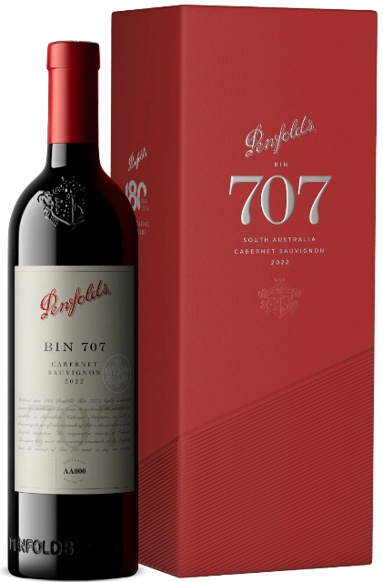PENFOLDS South Australia 'Bin 707' Cabernet Sauvignon 2022 (750mL with gift box)