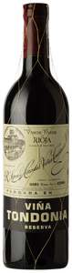 R. LOPEZ de HEREDIA Rioja, DOCa VINA TONDONIA  Tinto Riserva 2010 (375mL)