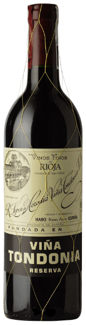 R. LOPEZ de HEREDIA Rioja, DOCa VINA TONDONIA  Tinto Riserva 2010 (375mL)