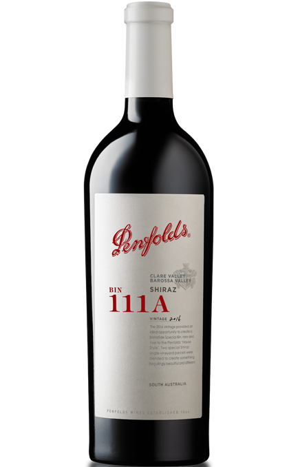 PENFOLDS 'Bin 111A' Clare Valley Barossa Valley Shiraz 2016  (750mL with gift box)