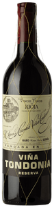 R. LOPEZ de HEREDIA Rioja, DOCa VINA TONDONIA  Tinto Riserva 2010 (750mL)