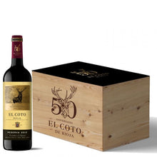 Load image into Gallery viewer, EL COTO de Rioja Riserva 2015 (750mL) 50th Anniversary Special Edition
