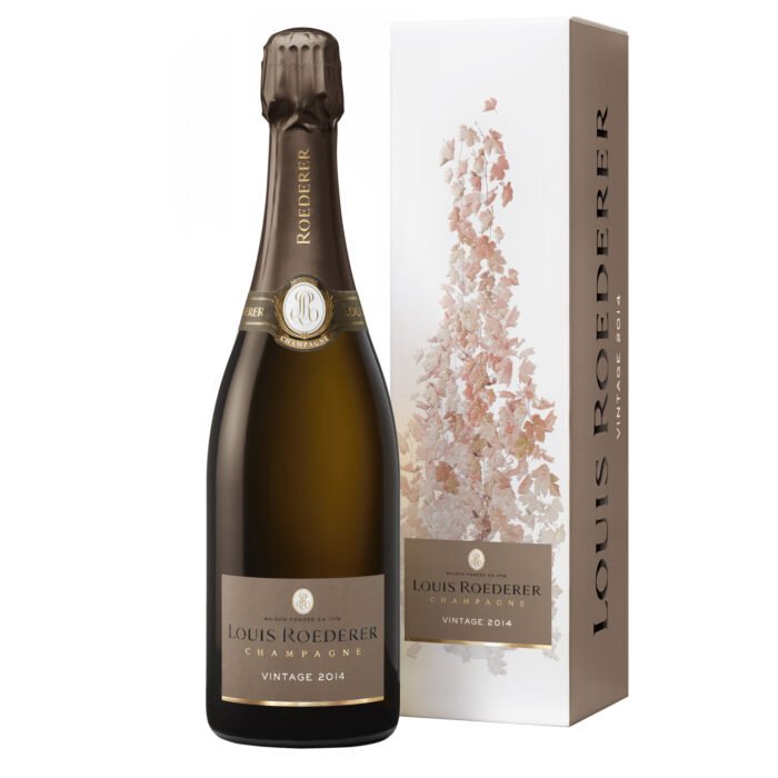 Champagne LOUIS ROEDERER Brut Vintage 2014 (750mL with gift box)