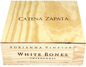 CANTENA ZAPATA Mendoza Adrianna Vineyard  'White bones' Chardonnay Box Set (3 x 750mL)